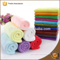 Different Colours microfiber custom printed square beach towels for beach 50*80cm